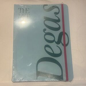 The Met Metropolitan Museum of Art NYC Degas Blue Notebook with Pink Band